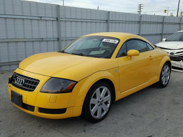 TRUWT28N941003546 - 2004 AUDI TT QUATTRO YELLOW photo 2