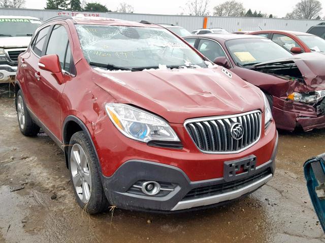 KL4CJESB1GB674463 - 2016 BUICK ENCORE RED photo 1