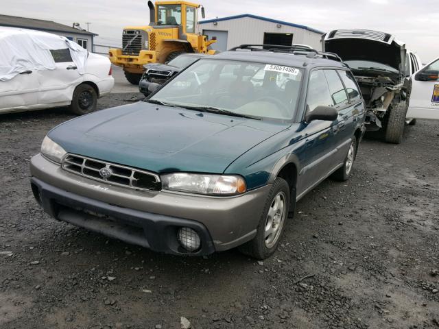 4S3BG6852T7376234 - 1996 SUBARU LEGACY OUT GREEN photo 2