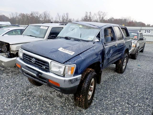 JT3VN39W8N8038458 - 1992 TOYOTA 4RUNNER VN BLUE photo 2