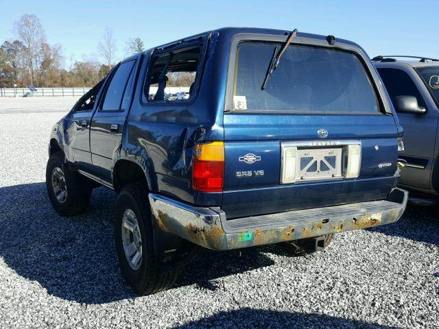 JT3VN39W8N8038458 - 1992 TOYOTA 4RUNNER VN BLUE photo 3