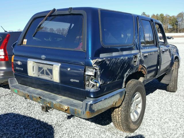 JT3VN39W8N8038458 - 1992 TOYOTA 4RUNNER VN BLUE photo 4