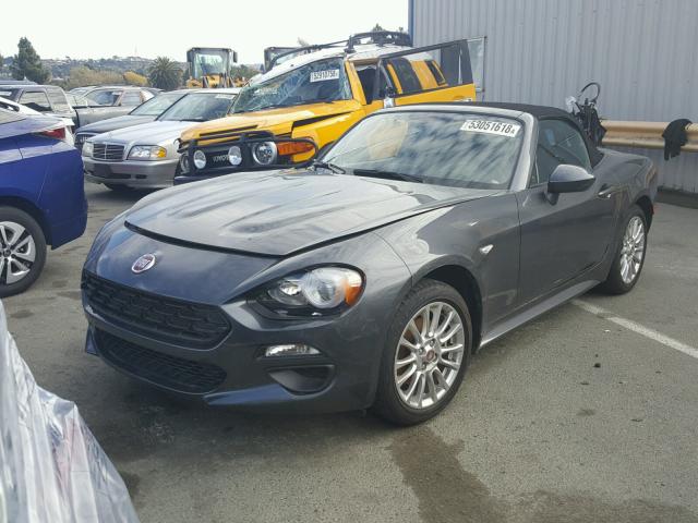 JC1NFAEK9H0122224 - 2017 FIAT 124 SPIDER GRAY photo 2