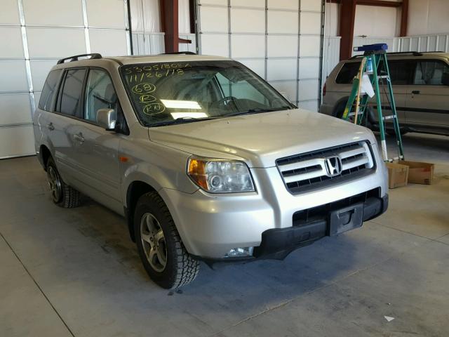 5FNYF18368B026931 - 2008 HONDA PILOT SE SILVER photo 1