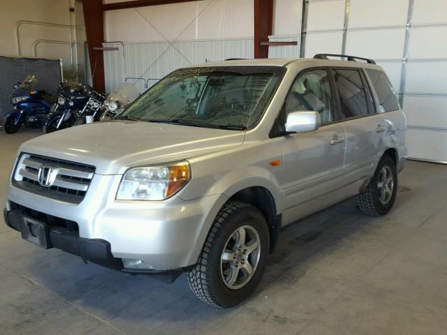 5FNYF18368B026931 - 2008 HONDA PILOT SE SILVER photo 2