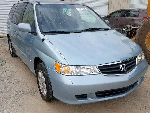 5FNRL18684B052805 - 2004 HONDA ODYSSEY EX TEAL photo 1