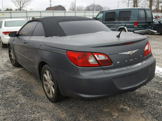 1C3LC55R08N655447 - 2008 CHRYSLER SEBRING TO GRAY photo 3