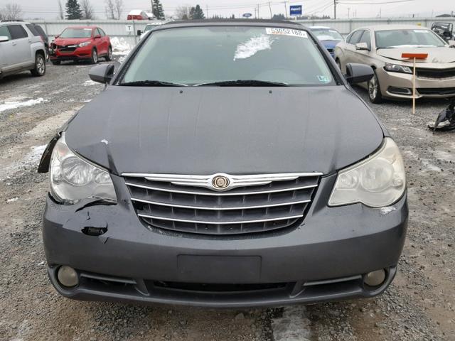 1C3LC55R08N655447 - 2008 CHRYSLER SEBRING TO GRAY photo 9