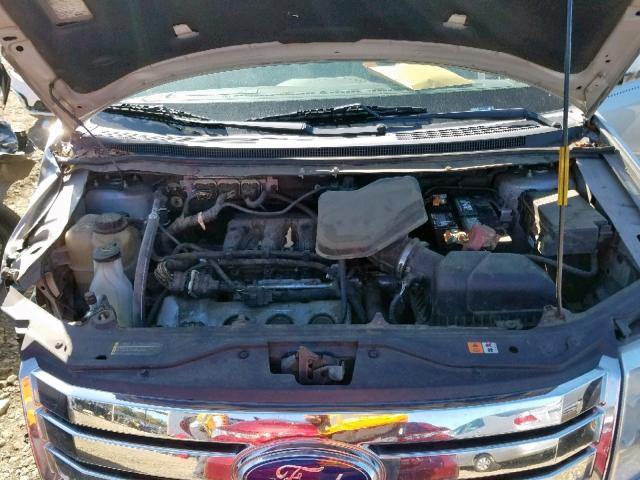 2FMDK3JC8ABB71774 - 2010 FORD EDGE SEL SILVER photo 7