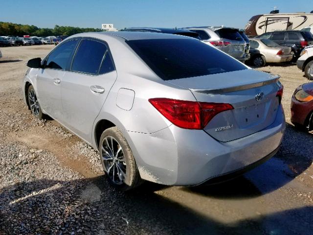 5YFBURHEXJP820031 - 2018 TOYOTA COROLLA L SILVER photo 3