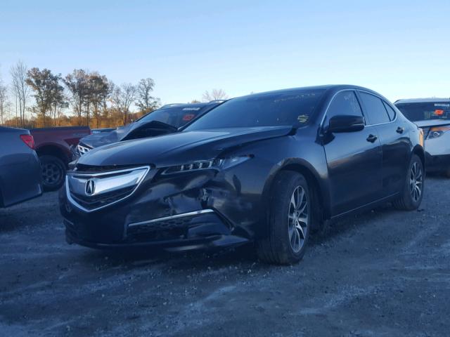 19UUB1F51GA011860 - 2016 ACURA TLX TECH შავი ფოტო 2