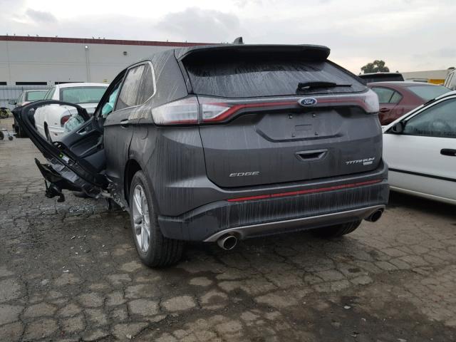 2FMPK3K93JBB42070 - 2018 FORD EDGE TITAN GRAY photo 3