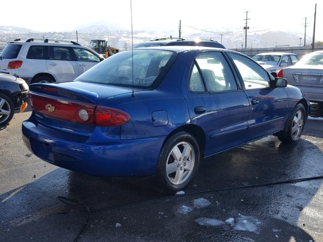 1G1JF52FX57163439 - 2005 CHEVROLET CAVALIER L BLUE photo 4