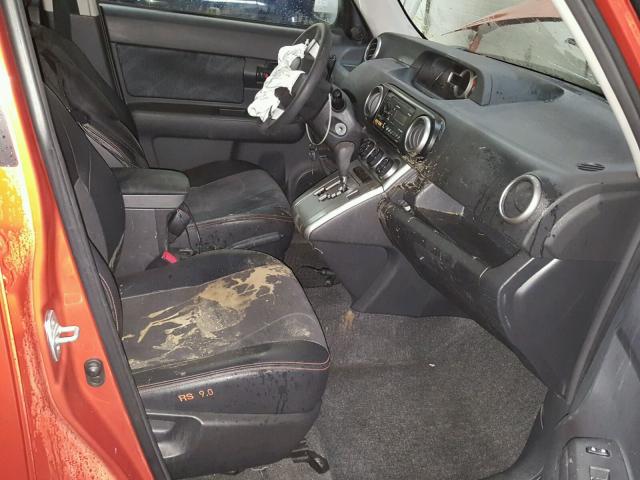 JTLZE4FEXCJ007298 - 2012 TOYOTA SCION XB Қызғылт сары фото 5