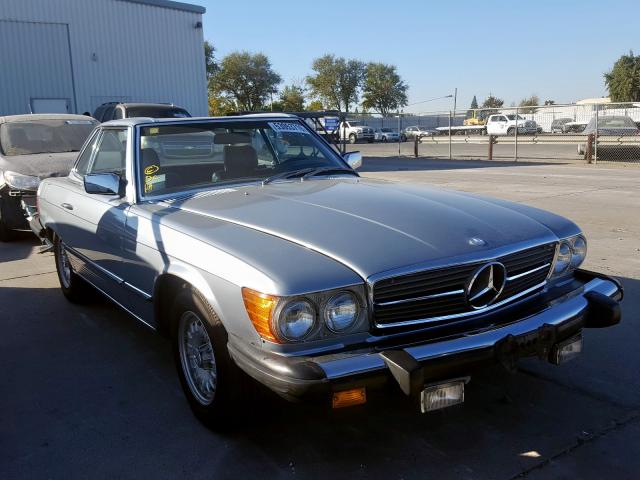 BA45A7EA001757 - 1984 MERCEDES-BENZ 380SL BLUE photo 1