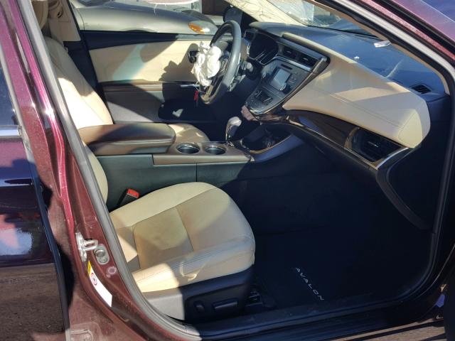 4T1BK1EB2DU065798 - 2013 TOYOTA AVALON BAS BROWN photo 5