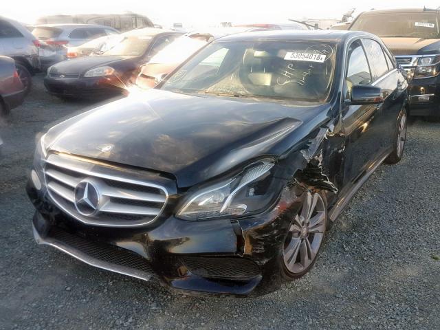 WDDHF5KBXEA998436 - 2014 MERCEDES-BENZ E 350 BLACK photo 2