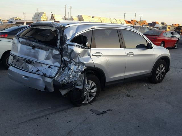 2HKRM3H71CH514865 - 2012 HONDA CR-V EXL SILVER photo 4