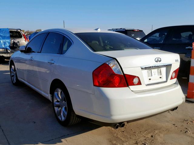 JNKBY01E36M206599 - 2006 INFINITI M45 BASE WHITE photo 3