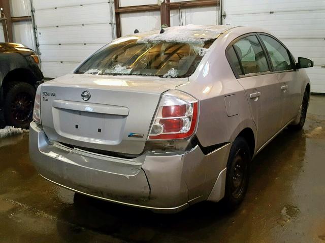 3N1AB61E09L618613 - 2009 NISSAN SENTRA 2.0 SILVER photo 4