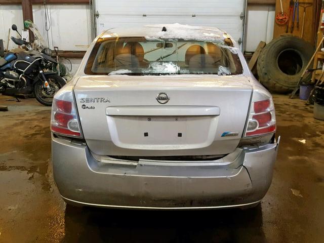 3N1AB61E09L618613 - 2009 NISSAN SENTRA 2.0 SILVER photo 9