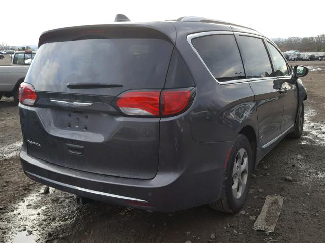 2C4RC1EGXHR770816 - 2017 CHRYSLER PACIFICA T GRAY photo 4