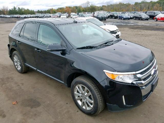 2FMDK4JC3DBC32393 - 2013 FORD EDGE SEL BLACK photo 1