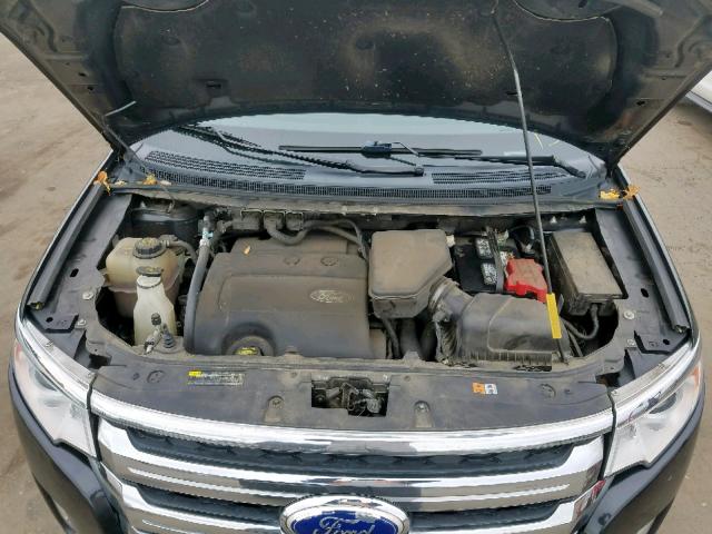 2FMDK4JC3DBC32393 - 2013 FORD EDGE SEL BLACK photo 7