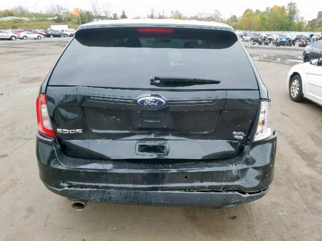 2FMDK4JC3DBC32393 - 2013 FORD EDGE SEL BLACK photo 9