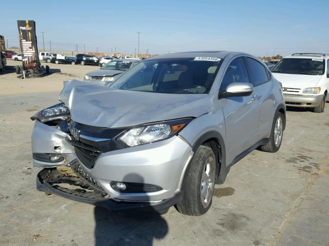 3CZRU5H58GM708166 - 2016 HONDA HR-V EX SILVER photo 2