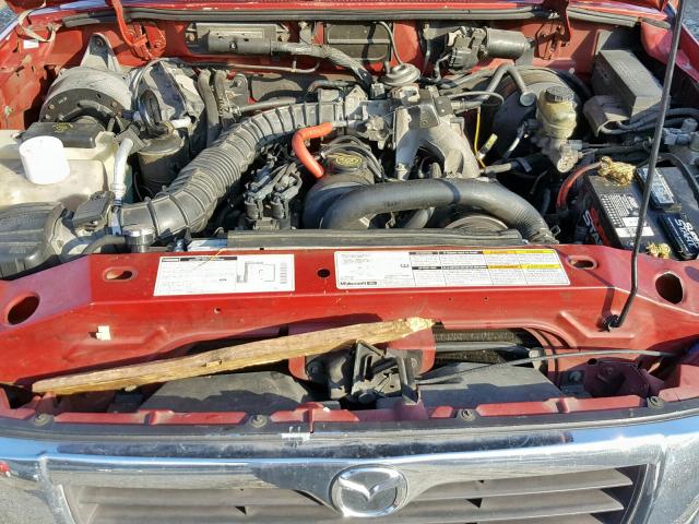 4F4YR12C6WTM40504 - 1998 MAZDA B2500 RED photo 7