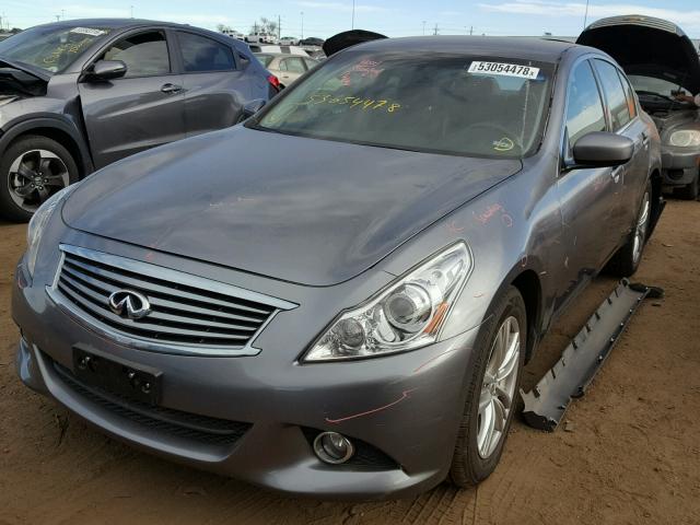 JN1CV6AR5DM353589 - 2013 INFINITI G37 CHARCOAL photo 2