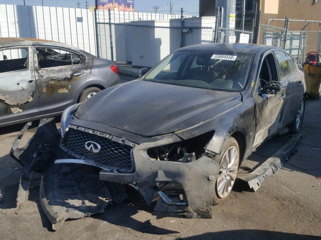 JN1EV7AP8JM363347 - 2018 INFINITI Q50 LUXE BLACK photo 2