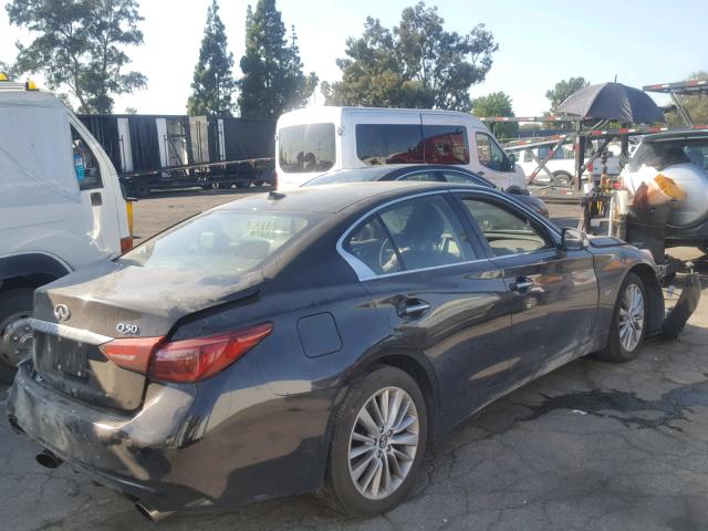 JN1EV7AP8JM363347 - 2018 INFINITI Q50 LUXE BLACK photo 4