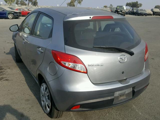 JM1DE1KZ9E0179411 - 2014 MAZDA MAZDA2 SPO SILVER photo 3