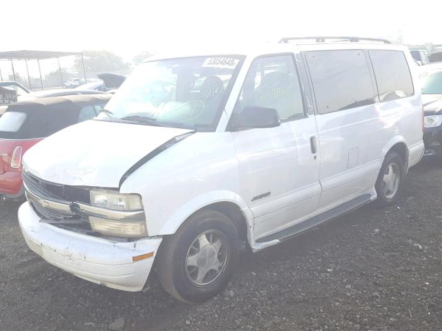 1GNDM19WX1B101109 - 2001 CHEVROLET ASTRO WHITE photo 2