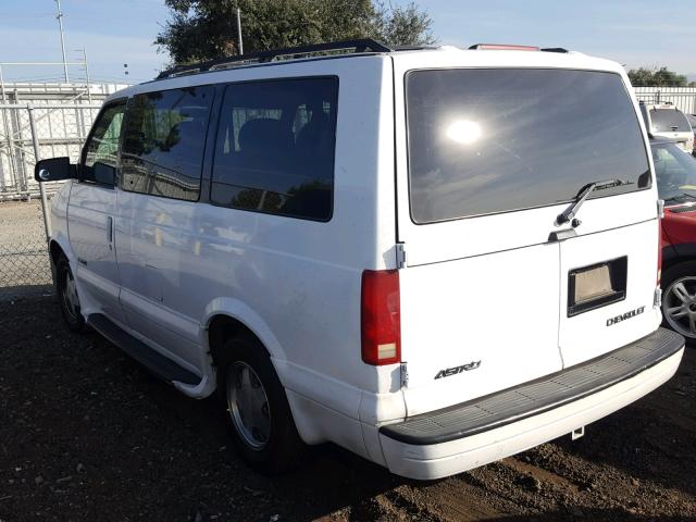 1GNDM19WX1B101109 - 2001 CHEVROLET ASTRO WHITE photo 3