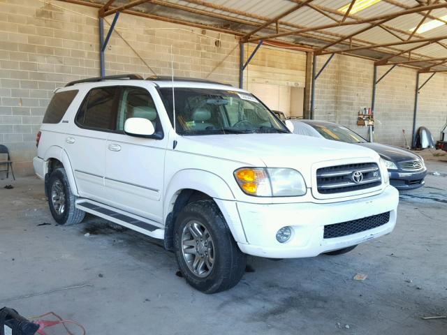 5TDZT38A24S228839 - 2004 TOYOTA SEQUOIA LI WHITE photo 1