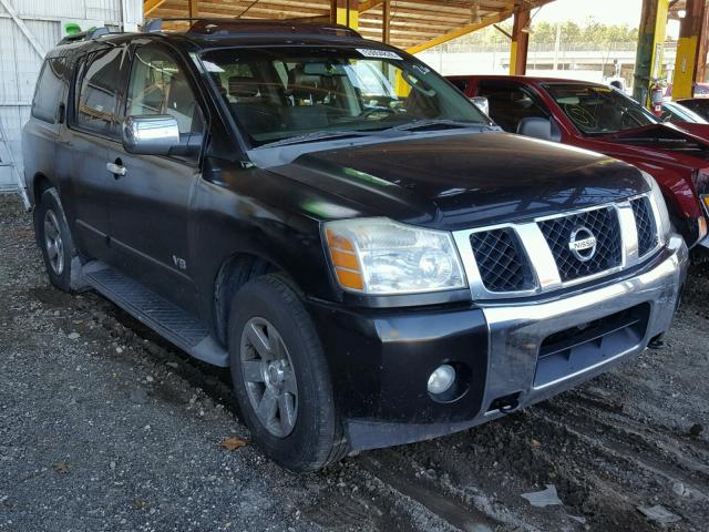 5N1BA08C47N718695 - 2007 NISSAN ARMADA SE BLACK photo 1