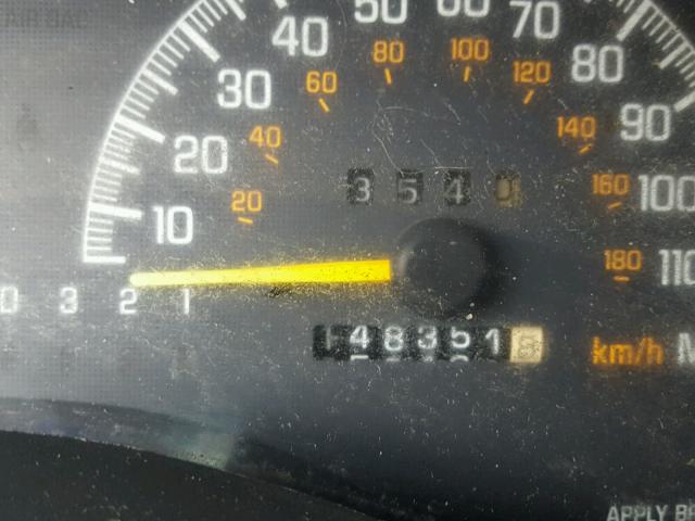 1G2WR1218XF250223 - 1999 PONTIAC GRAND PRIX Սև լուսանկար 8