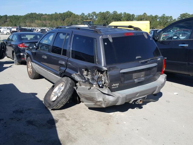 1J4GW48S72C315786 - 2002 JEEP GRAND CHER GRAY photo 3