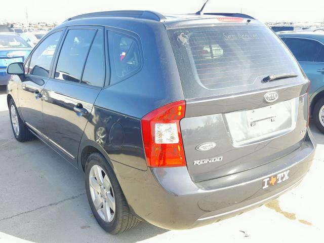 KNAFG526877052768 - 2007 KIA RONDO LX CHARCOAL photo 3