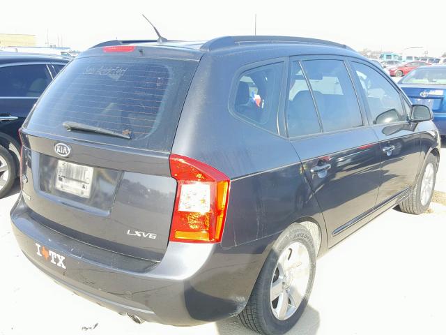 KNAFG526877052768 - 2007 KIA RONDO LX CHARCOAL photo 4