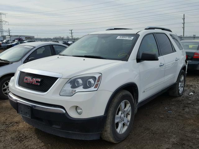 1GKER13D99J122092 - 2009 GMC ACADIA SLE WHITE photo 2