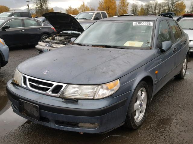 YS3EF48E0X3084124 - 1999 SAAB 9-5 SE BLUE photo 2