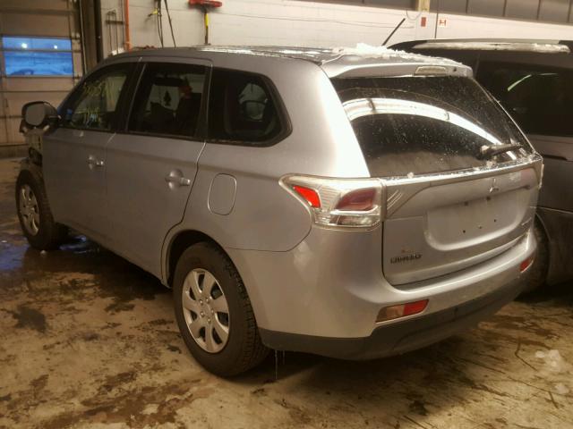 JA4AD2A36EZ007934 - 2014 MITSUBISHI OUTLANDER SILVER photo 3