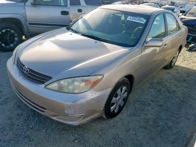 4T1BE30K24U858741 - 2004 TOYOTA CAMRY LE GOLD photo 2