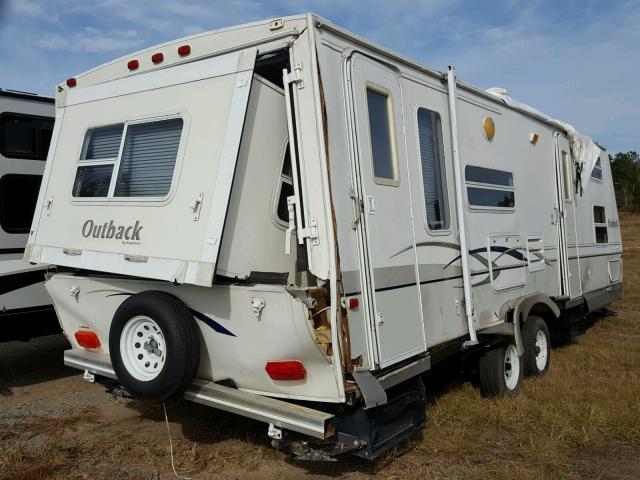 4YDT28R235G913115 - 2005 KEYSTONE OUTBACK WHITE photo 4