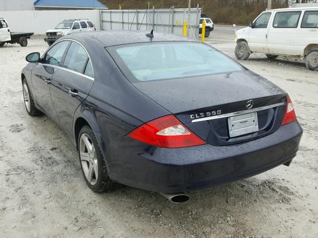 WDDDJ72X77A092459 - 2007 MERCEDES-BENZ CLS 550 BLACK photo 3