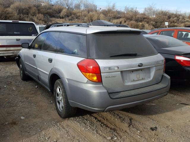 4S4BP61C276344027 - 2007 SUBARU LEGACY OUT SILVER photo 3